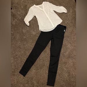 Loft Blouse and Gap Pants